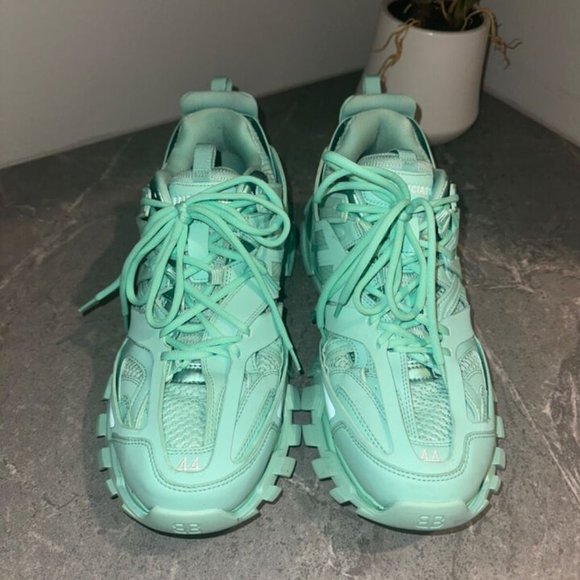 Mens Balenciaga Track Sneakers Recycled Green Size 11 - Picture 2 of 4